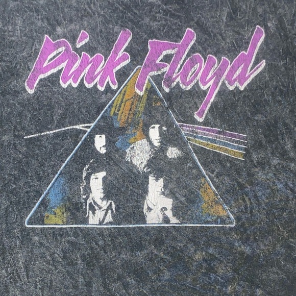 Pink Floyd Gray Short Sleeve Tee with Iconic Prism Design - Picture 1 of 9